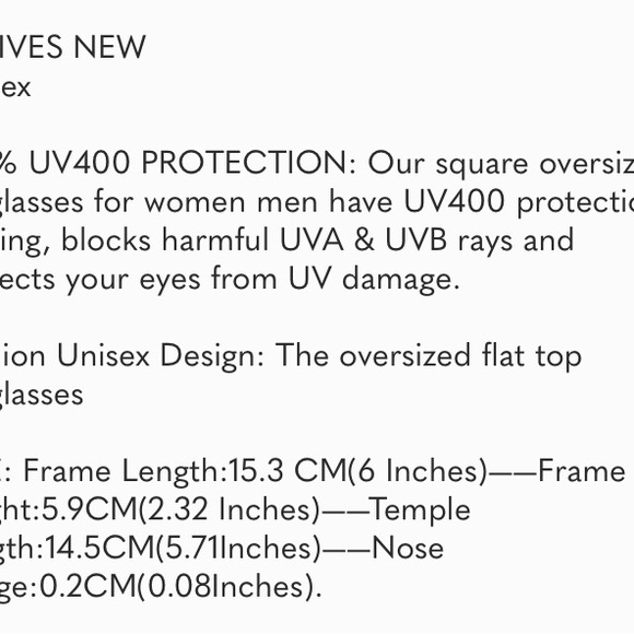 - Oversized BLACK Sunglasses for MEN Trendy Square STYLE *NEW* - Picture 6 of 7